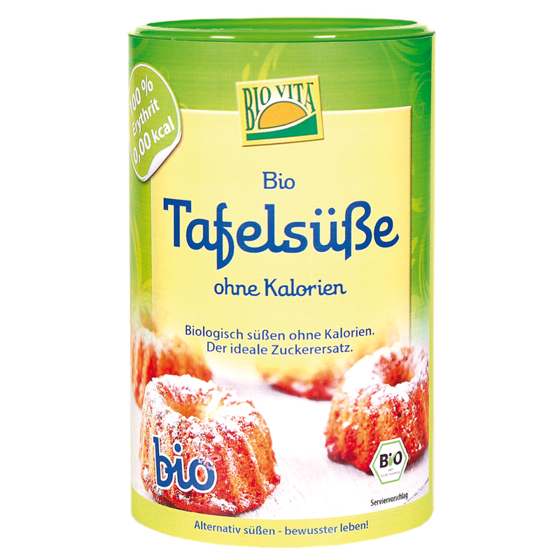 BIOVITA Bio Tafelsüße 100% Bio Erythrit - Produktbild
