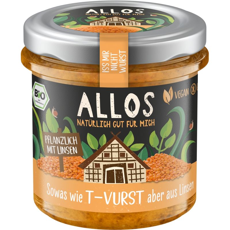 Allos Iss mir nicht Wurst - Sowas wie T-Vurst aber aus Linsen - Produktbild
