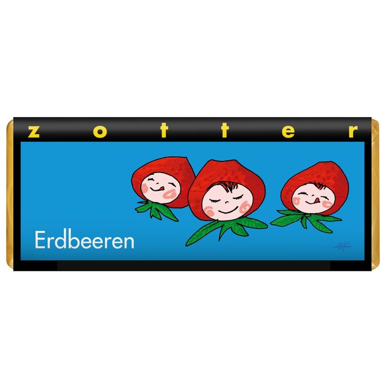 Zotter Schokolade Erdbeeren - Produktbild
