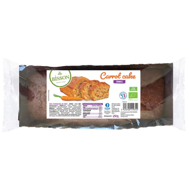 Bisson BISSON CARROT CAKE EPEAUTRE 250G - Produktbild