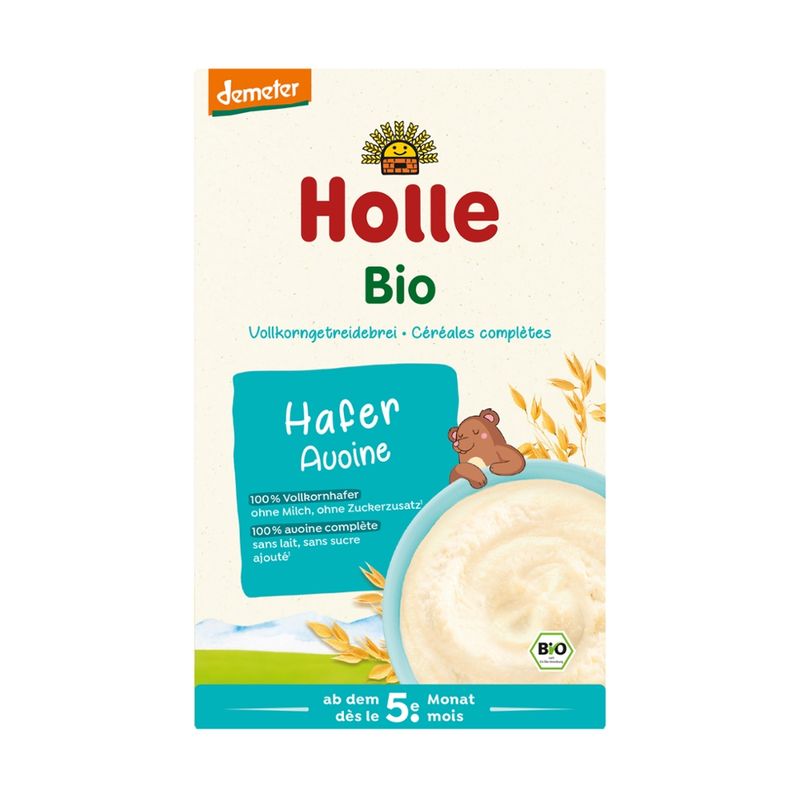 Holle  Bio-Vollkorngetreidebrei Hafer - Produktbild