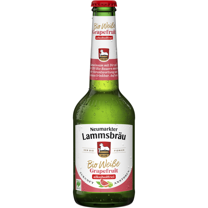 Neumarkter Lammsbräu Neumarkter Lammsbräu Bio Weiße Grapefruit alkoholfrei 0,33l - Produktbild