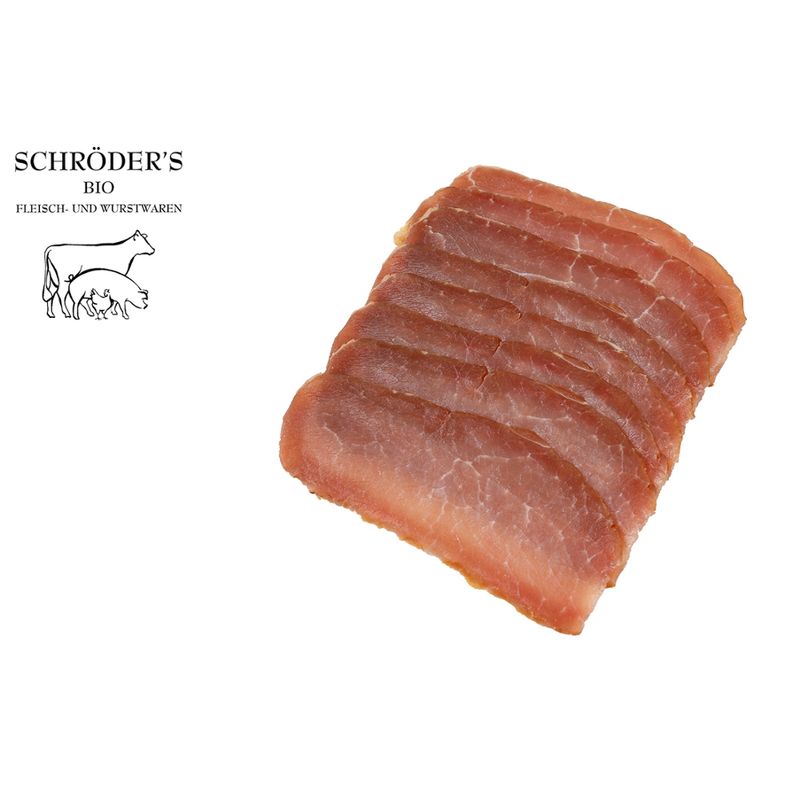 Schröder's Bio Fleisch- und Wurstwaren Lachsschinken 80 g geschnitten - Produktbild