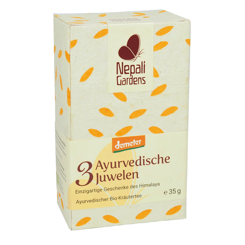 Nepali Gardens Ayurvedischer Demeter Kräutertee "3 Ayurvedische Juwelen" - Produktbild