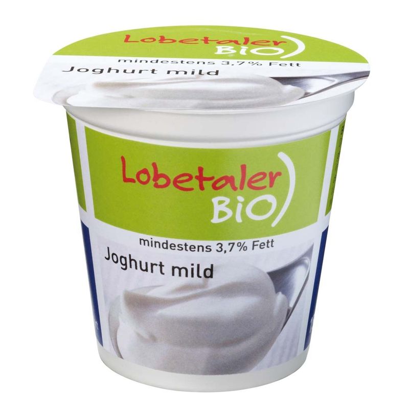 Lobetaler Bio Joghurt Natur 3,7% - Produktbild