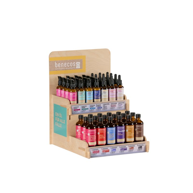 benecos benecosBIO Gesicht & Körperöl Display - Produktbild