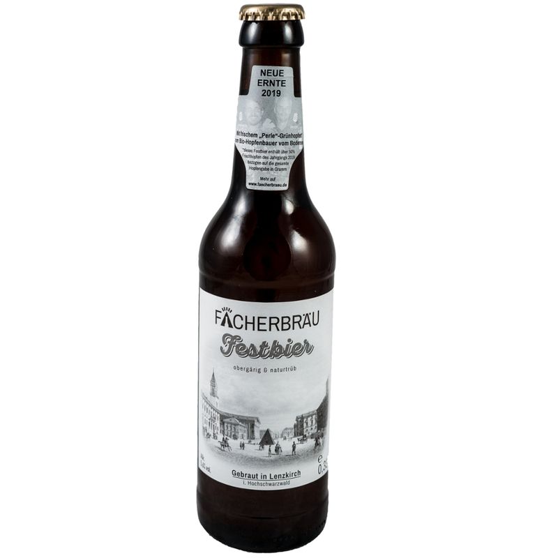 Fächerbräu Bio-Festbier obergärig & naturtrüb Flasche 0,33 Liter - Produktbild