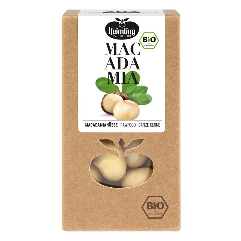 Keimling Naturkost Macadamia ganze Nüsse, bio - Produktbild
