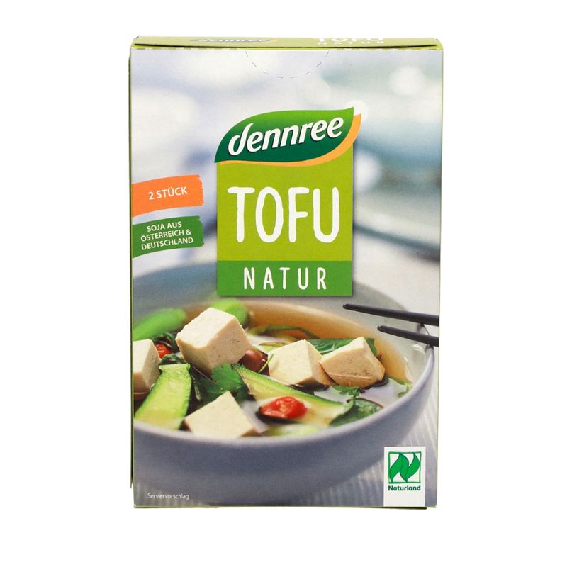 dennree Tofu Natur, 2x 200g - Produktbild