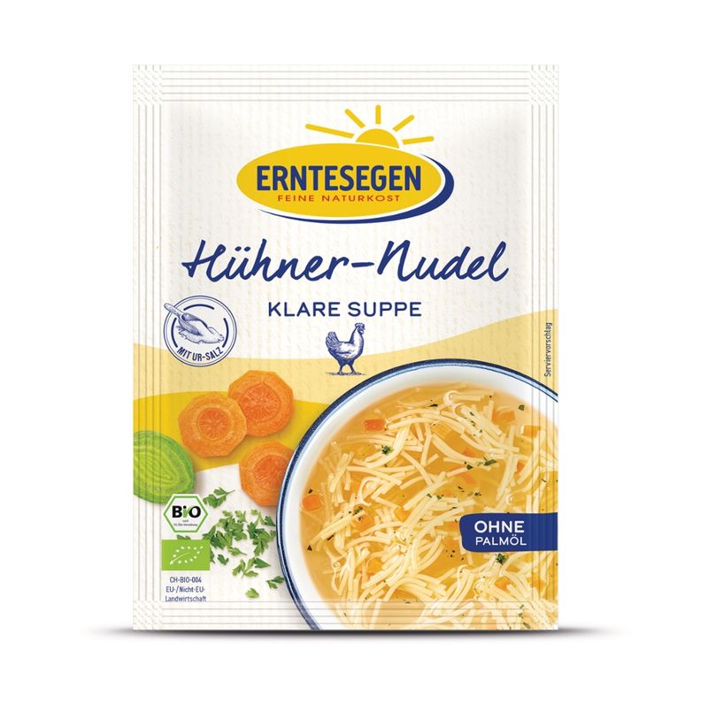 Erntesegen Hühner-Nudel Klare Suppe Bio - Produktbild