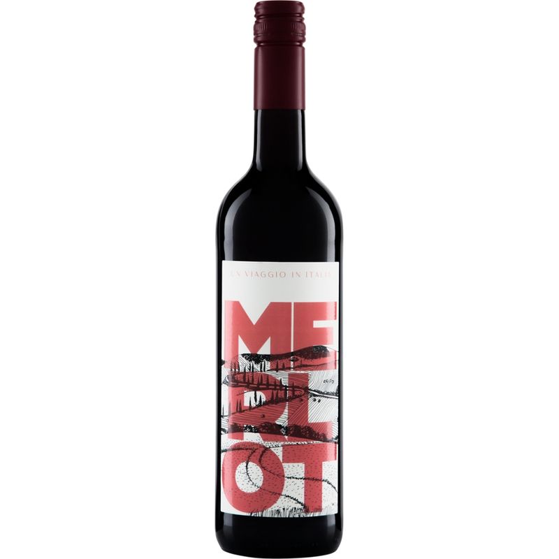 Riegel Eigenmarke UN VIAGGIO IN ITALIA Merlot - Produktbild