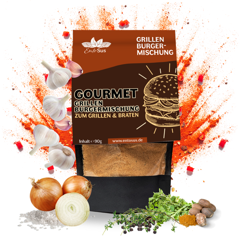 EntoSus Grillen Burgermischung - Produktbild