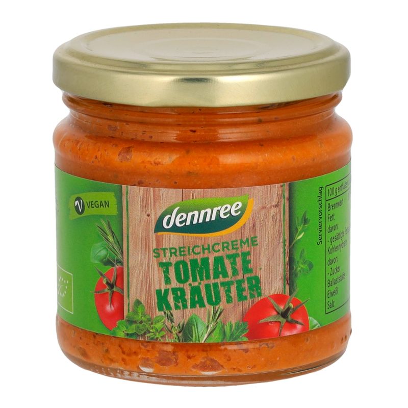 dennree Streichcreme Tomate-Kräuter - Produktbild