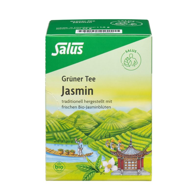 Salus® Salus® Grüner Tee Jasmin bio 15 FB - Produktbild