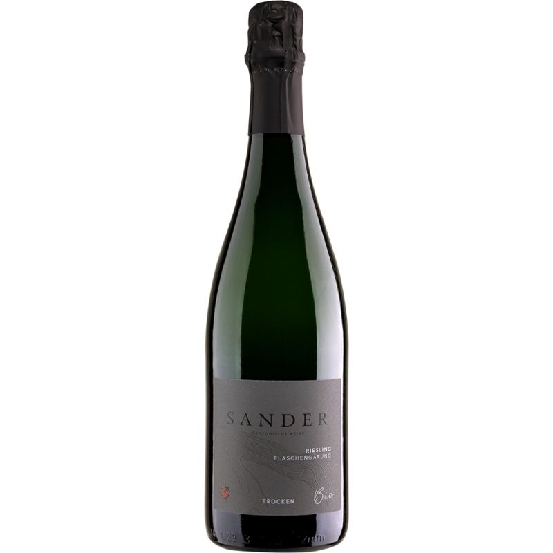 Sander – ökologische Weine Riesling Sekt trocken - Produktbild