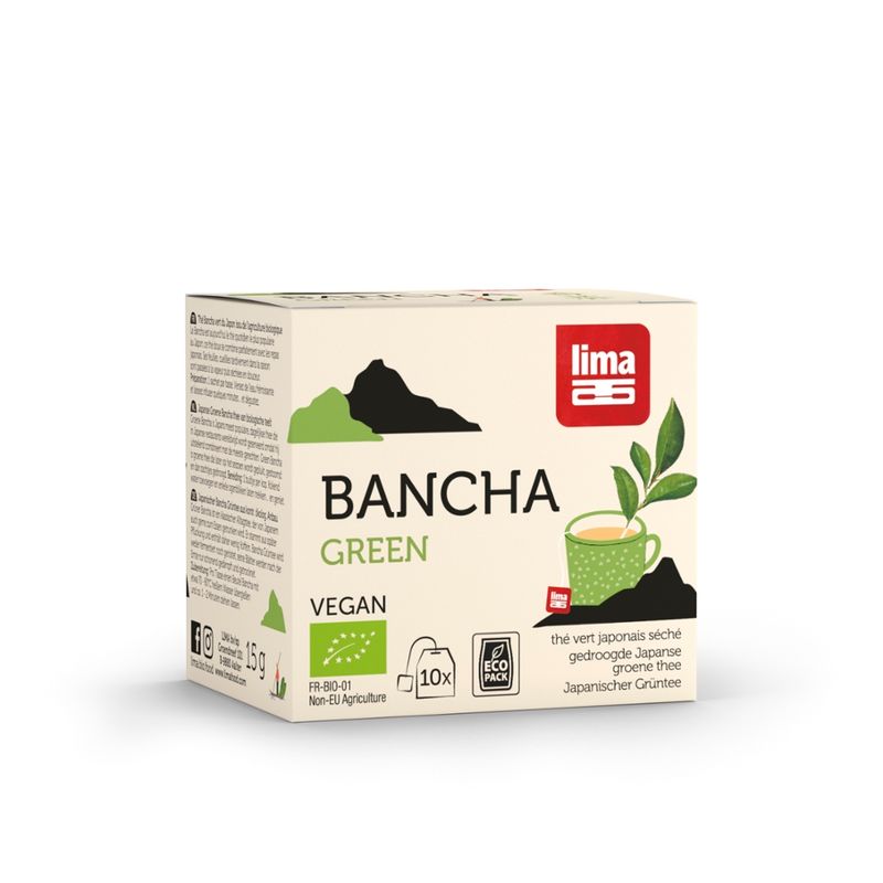 Lima Green Bancha Grüner Tee Beutel - Produktbild