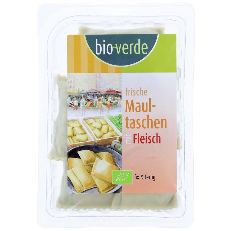 bio-verde Schwäbische Maultaschen mit Fleisch-Füllung 250 g - Produktbild