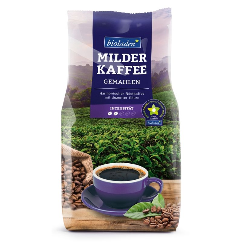 bioladen Kaffee mild, gemahlen - Produktbild