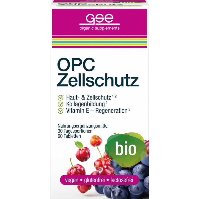 GSE  OPC Zellschutz Complex (Bio), 60 Tabletten à 500 mg - Produktbild