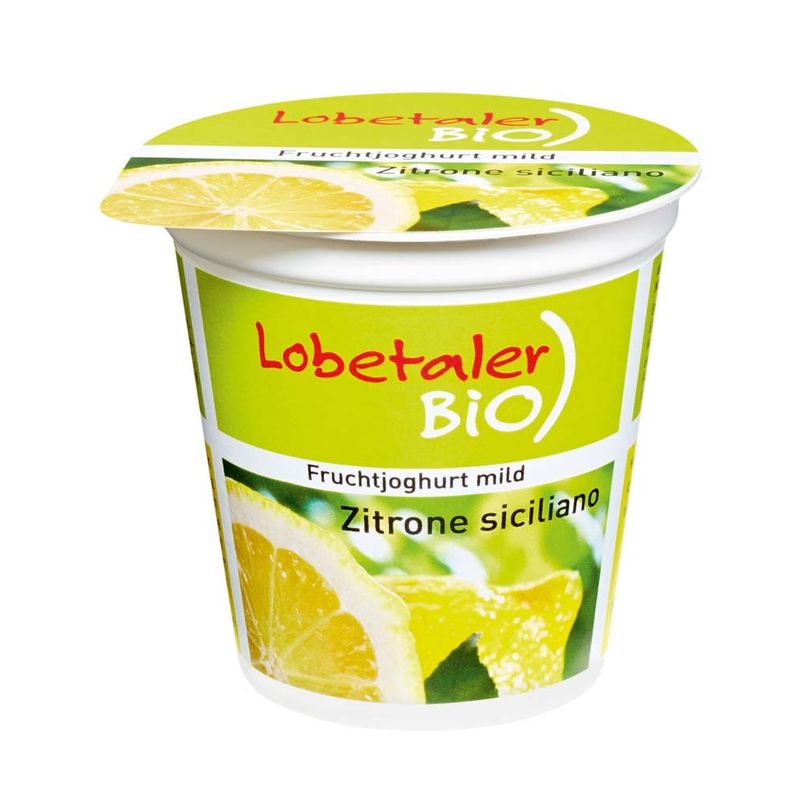 Lobetaler Bio Joghurt Zitrone Siciliano - Produktbild