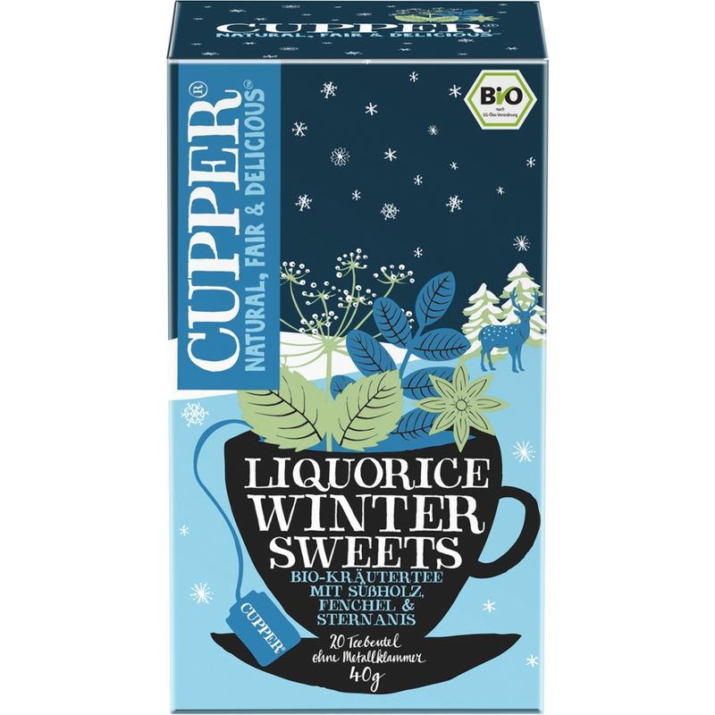 Cupper Liquorice Winter Sweets - Produktbild