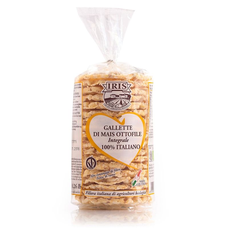 IRIS  Mais-Waffeln 120 g Ein-Dosis-Verpackung, aus Bio-Vollkoerner - Produktbild