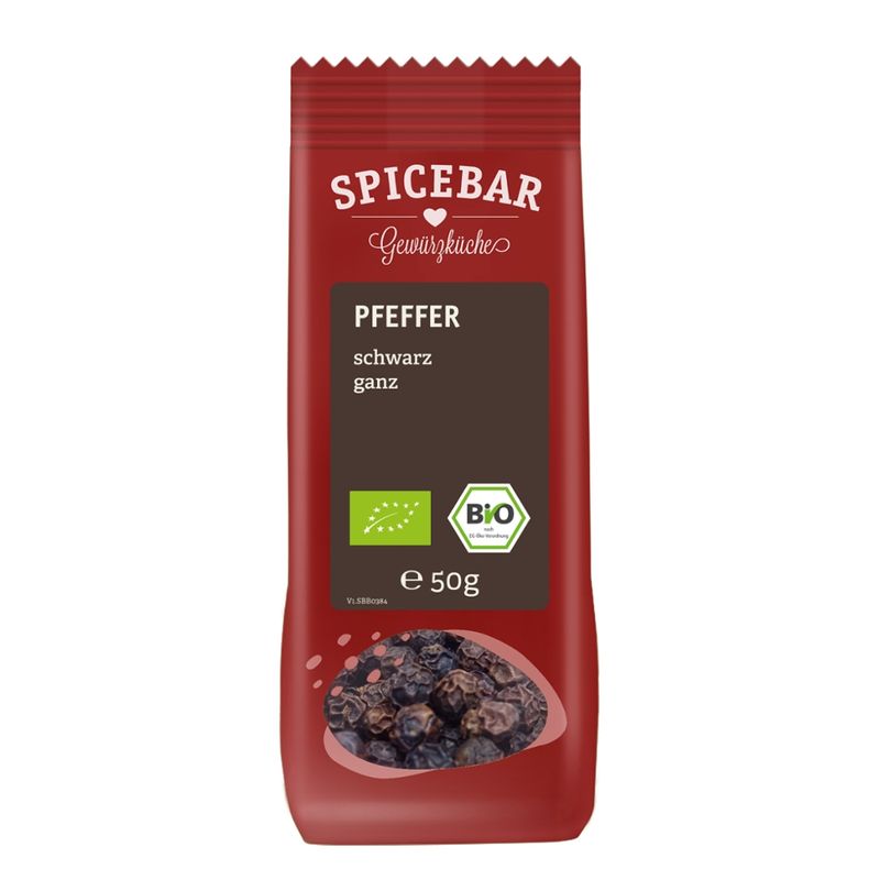 Spicebar Spicebar Bio Pfeffer, schwarz - ganz - Produktbild