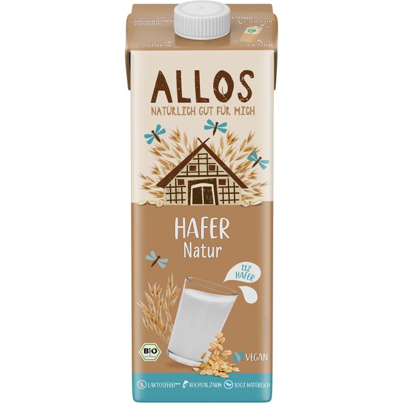 Allos Hafer Natur Drink - Produktbild
