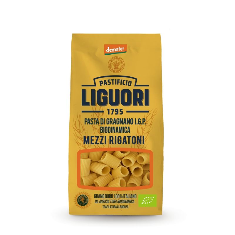 LIGUORI Liguori Demeter Mezzi Rigatoni I.G.P. 400 g - Produktbild