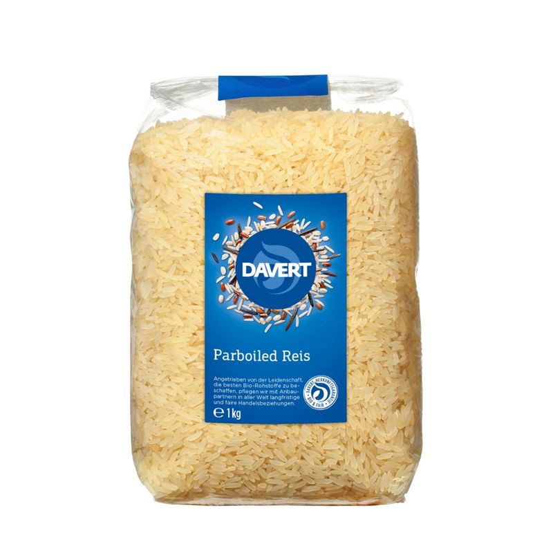 Davert Parboiled Reis 1kg - Produktbild
