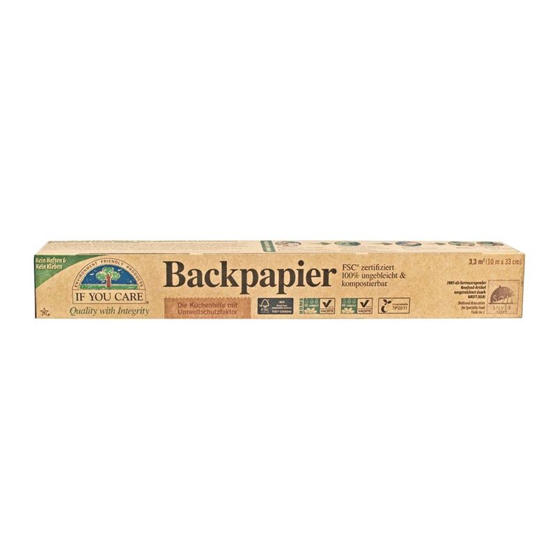 memo Handelsware IF YOU CARE Backpapier, 10 m - Produktbild