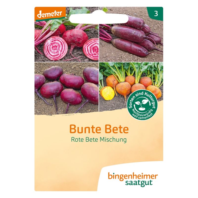 Bingenheimer Saatgut Bunte Bete - Rote Bete (Saatgut) - Produktbild