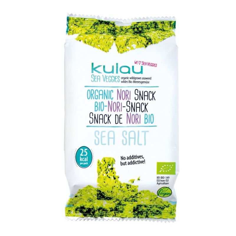 KULAU KULAU Bio-Nori-Snack SEA SALT 4 g - Produktbild