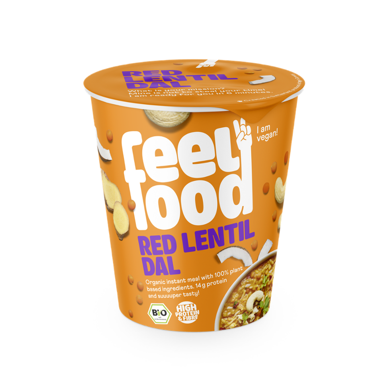 feelfood® feelfood Instant Lunch Red Lentil Dal - Produktbild