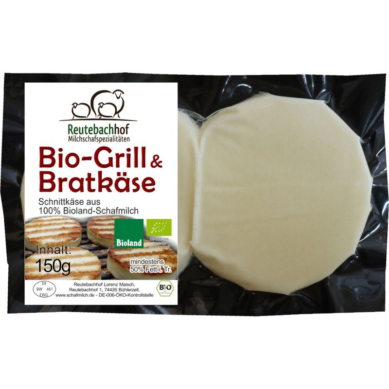 Reutebachhof Bio-Schafmilch-Grillkäse - Produktbild