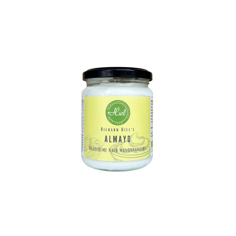 Hiel - Vegetarische Feinkost Almayo - Vegane Salatcreme nach Mayonnaiseart - Produktbild