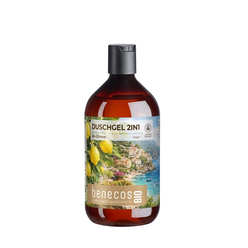benecos benecosBio Duschgel Sommer-Edition Bio-Zitrone - Produktbild