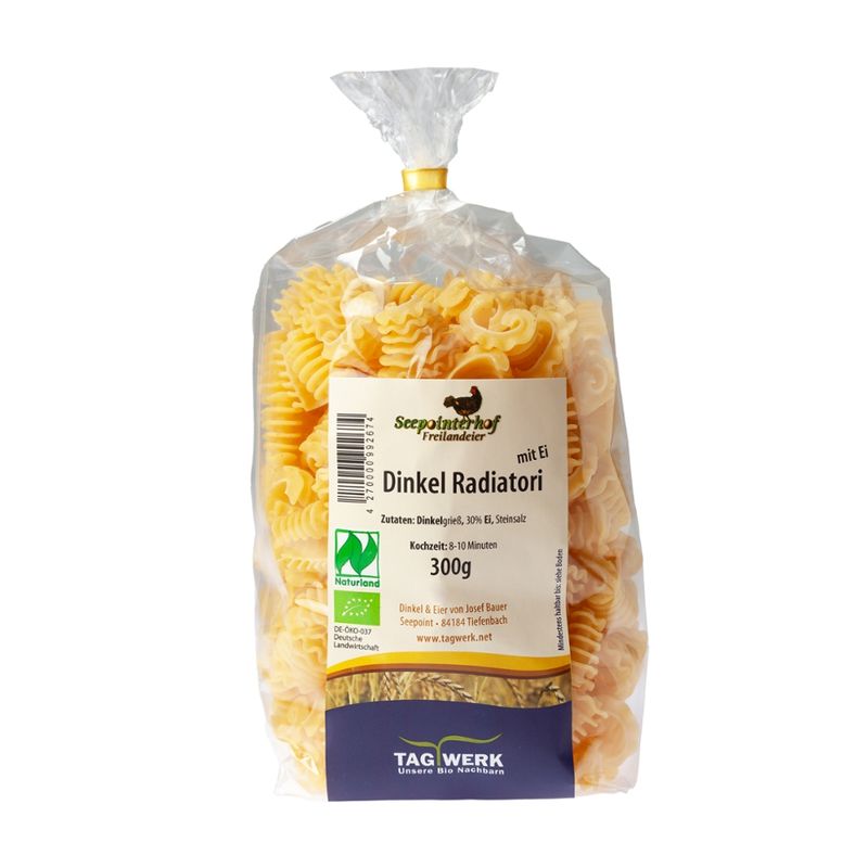 TAGWERK Dinkel Radiatori mit Ei Seepointerhof - Produktbild