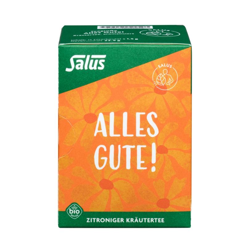 Salus® Teegrüße - Alles Gute! Kräutertee bio 15 FB - Produktbild