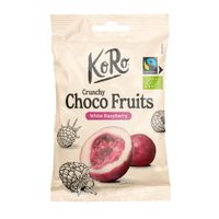  Bio Crunchy Fairtrade Choco Fruits - White Raspberry 50 g - Produktbild