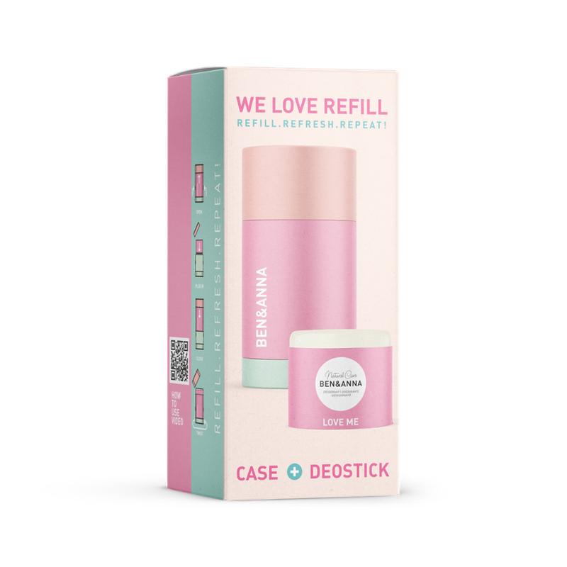 Ben&Anna Natural Care BEN&ANNA Case & Deostick Refill Deodorant - Produktbild