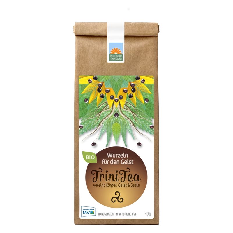 Kräutergarten Pommerland TriniTea - Bio Wurzeltee in der Papiertüte - Produktbild