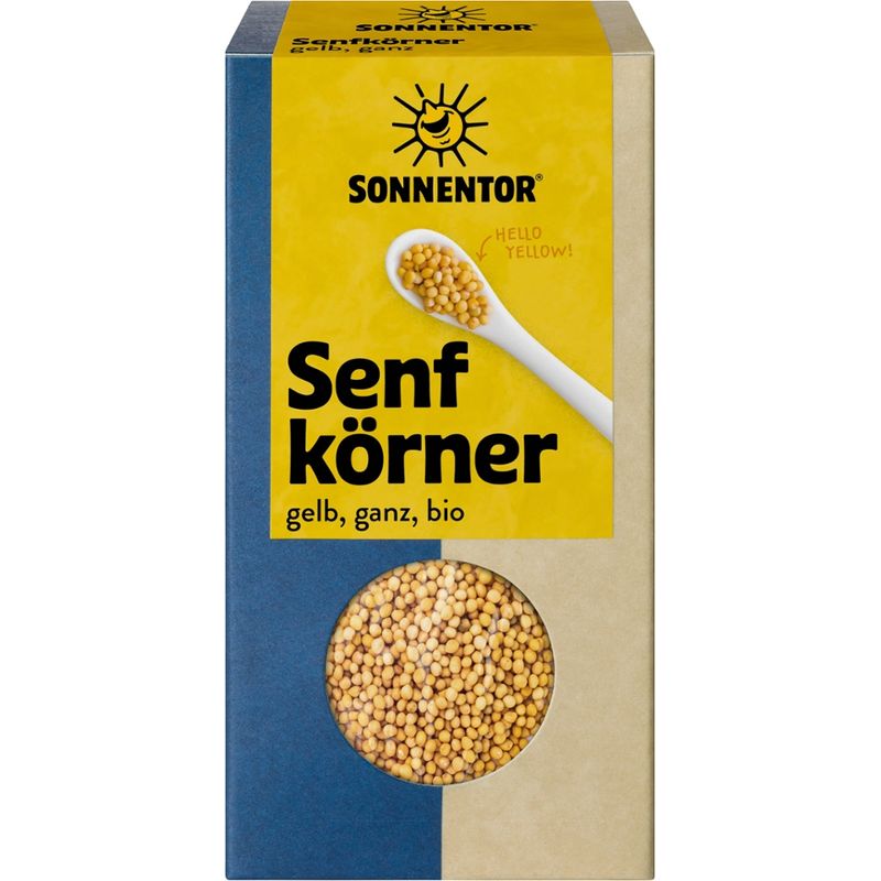 Sonnentor Senfkörner gelb ganz, Packung - Produktbild