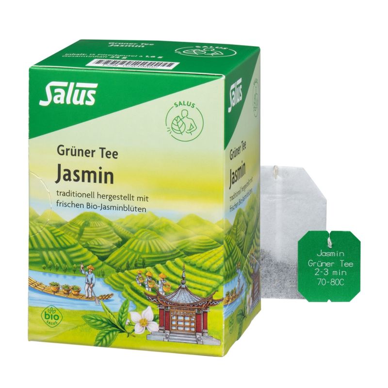 Salus® Salus® Grüner Tee Jasmin bio 15 FB - Produktbild