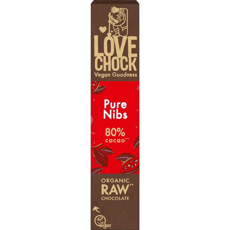 Lovechock Lovechock RAW bar Pure Nibs 80 % - Produktbild