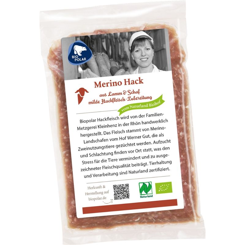 Biopolar Merino Hack, aus Lamm- und Schaffleisch - Produktbild