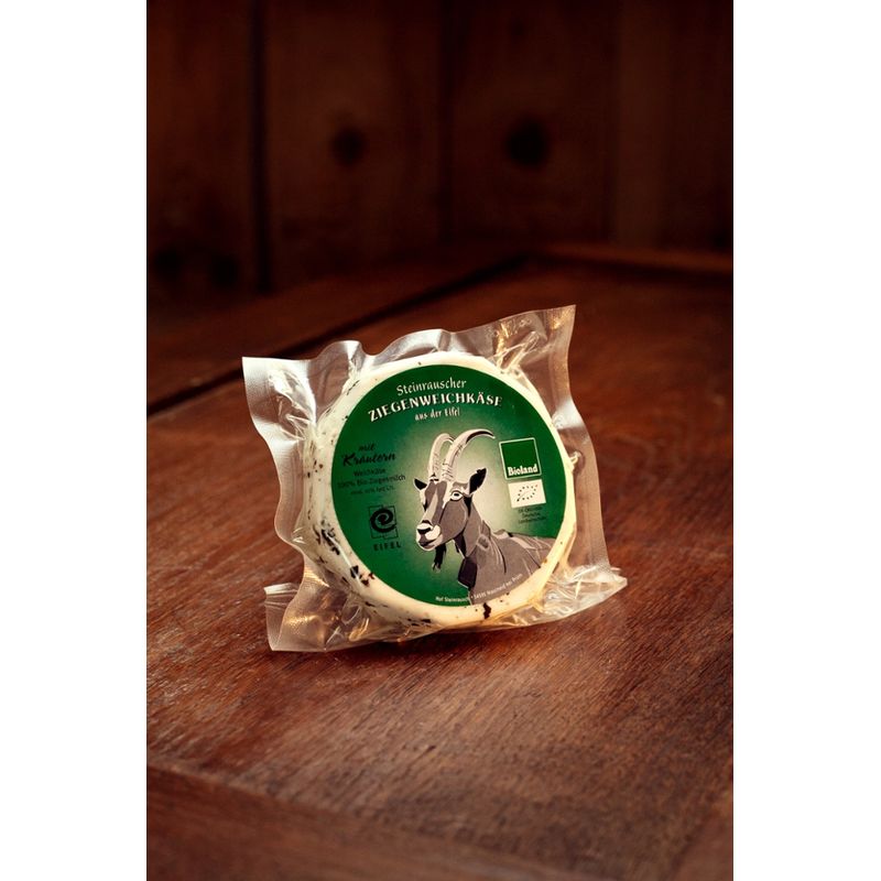 Hof Steinrausch Steinrauscher Ziegenweichkäse mit Kräutern - Produktbild