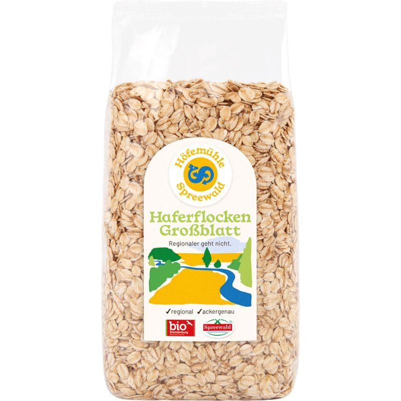 Höfemühle Spreewald Haferflocken Großblatt - Produktbild