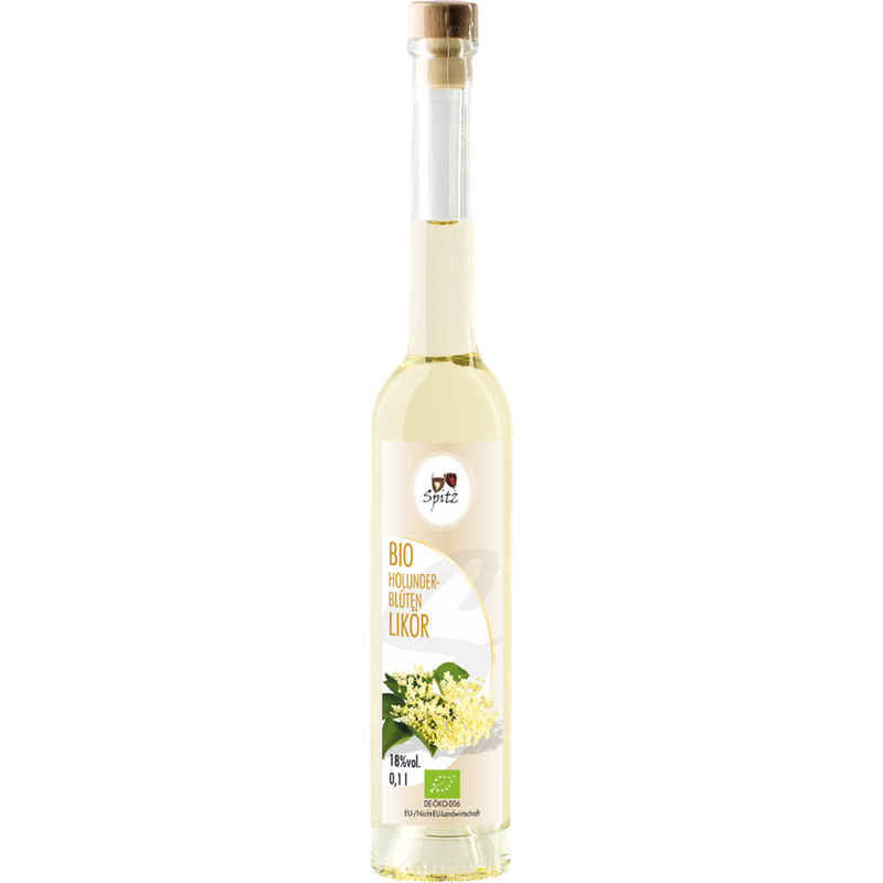 Spitz BIO Holunderblüten Likör 0.1 l, 18 vol% - Produktbild