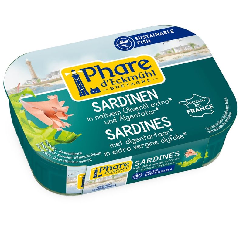 Phare d´Eckmühl Sardinen mit Olivenöl und Algentatar - Produktbild
